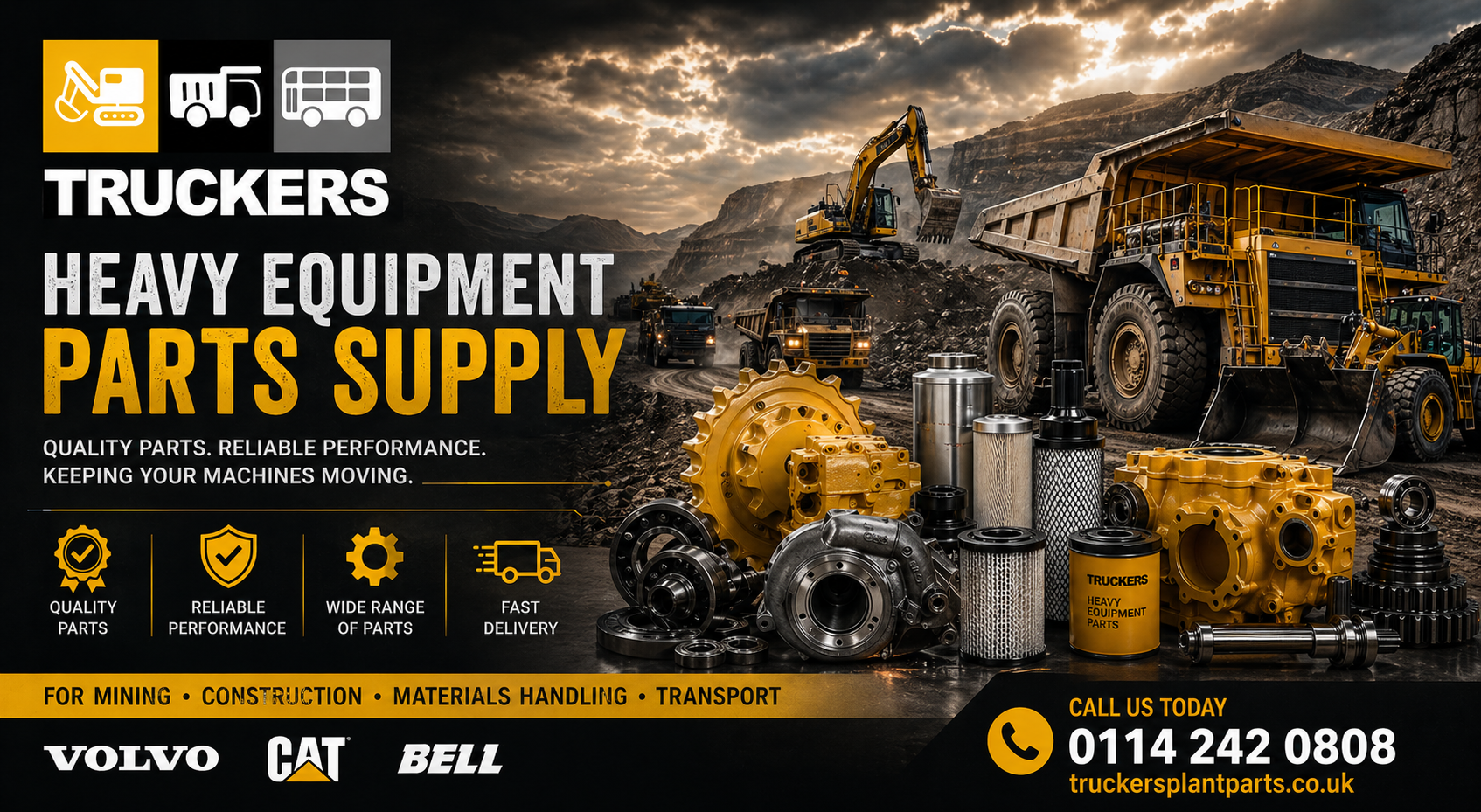 Heavy Equipment Spares: Complete Guide to OEM & Aftermarket Parts for Construction, Mining & Plant Machinery