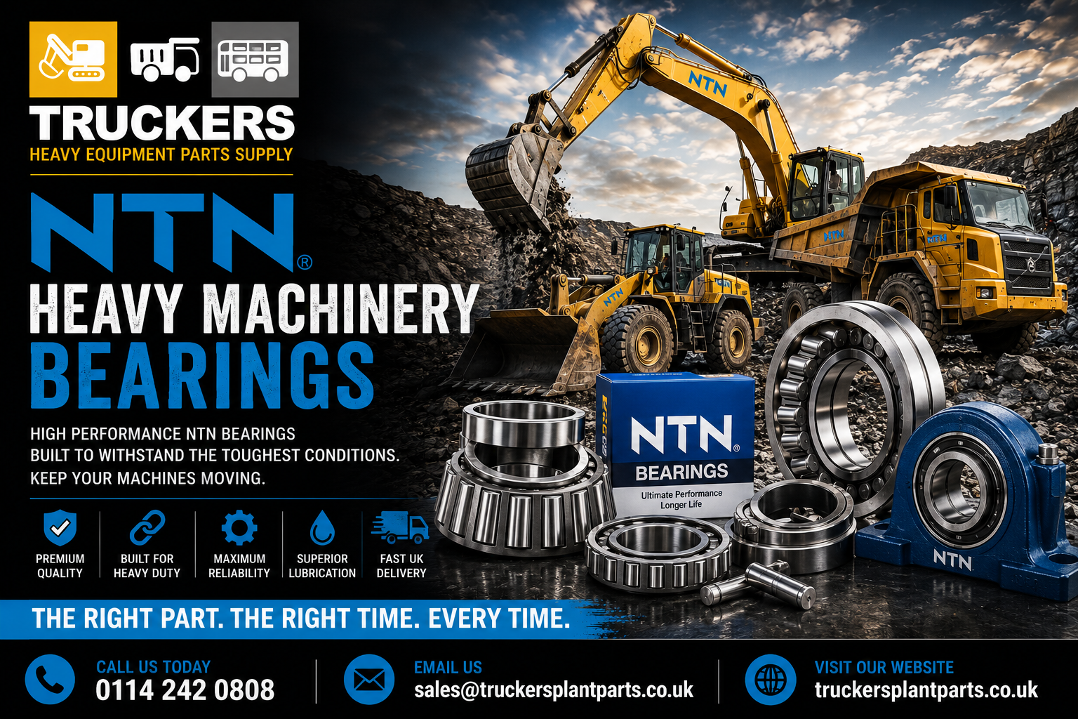 NTN Heavy Machinery Bearings – Industrial Roller Bearings for Construction, Mining & Plant Equipment post thumbnail image